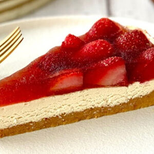 Чизкейк с клубникой