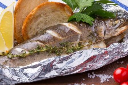 Форель запеченная в фольге