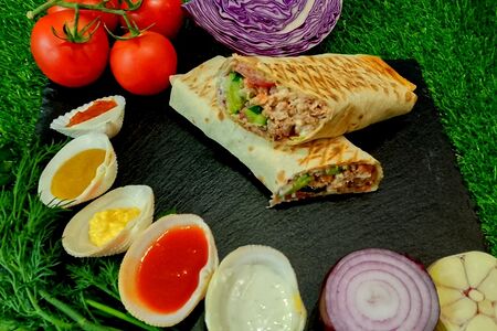 Шаурма со свининой