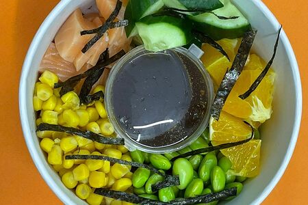 Поке с лососем