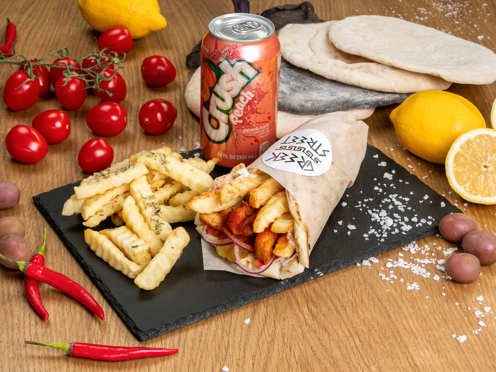 Комбо Гирос и картофель