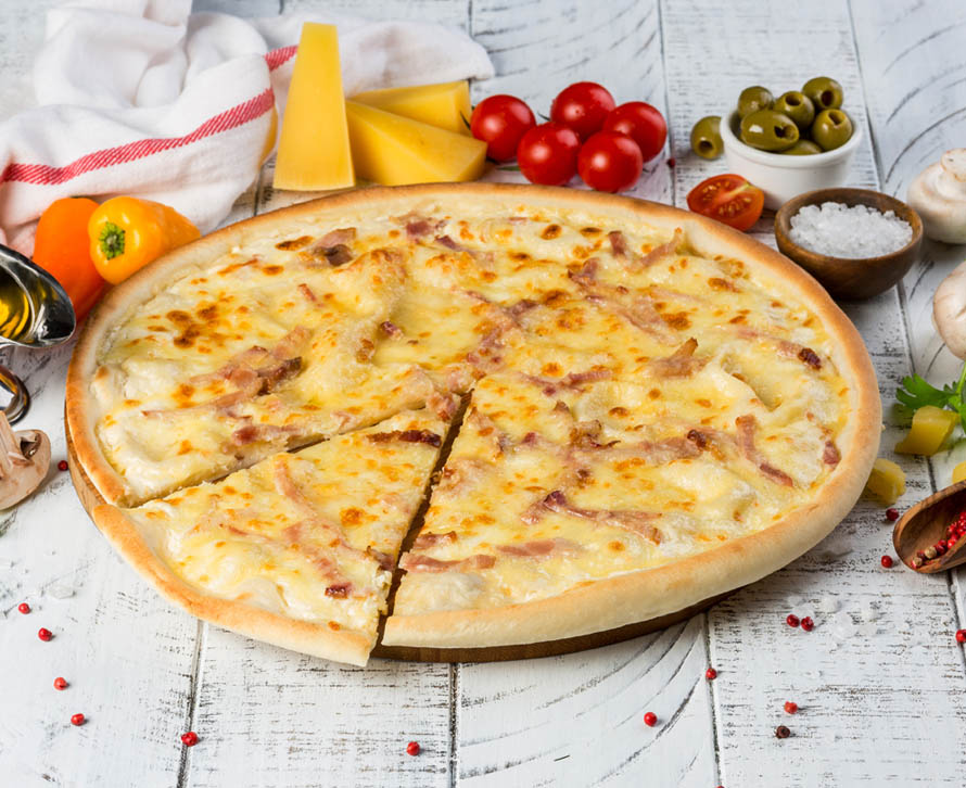 Пицца Карбонара классическая