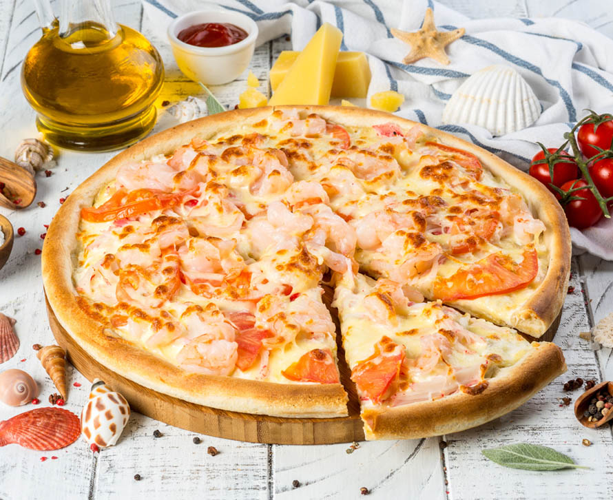 Пицца Морская фирменная
